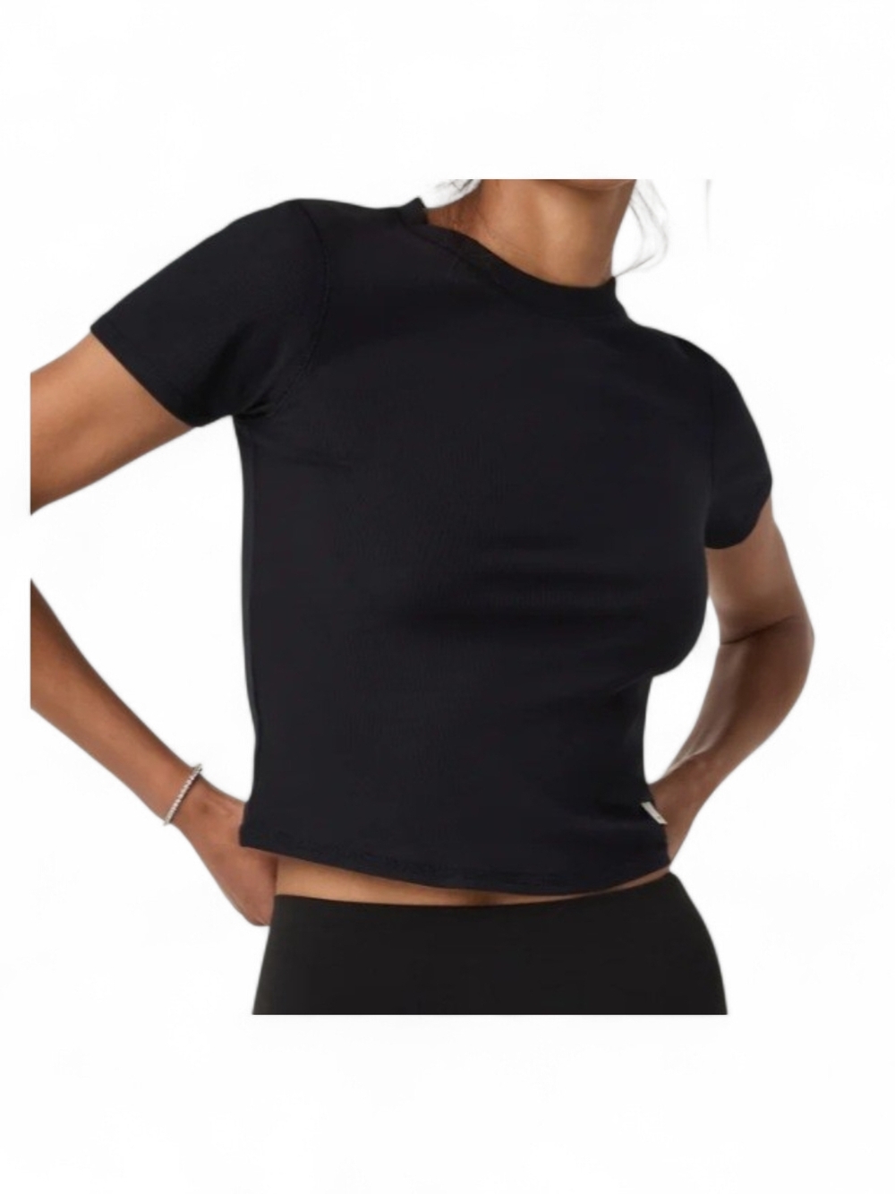 Vuori Black Pose Fitted Short Sleeve Crewneck Tee